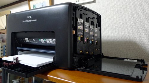カラーレーザープリンタに乗り換えた! (1)NEC 5600C 設置編: 旧 カラーレーザープリンタに乗り換えた! (1)NEC 5600C 設置編: 旧