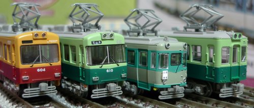 鉄コレ京阪大津線600形 鉄道むすめラッピング2両セット 8/30発売: 旧